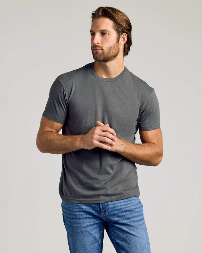 Everyday Basics Plain T-shirt Combo (Pack of 4 Black, White, Grey, Navy)