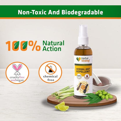 Herbal Ant Repellent Spray - 100ml, Brown, Pack of 2