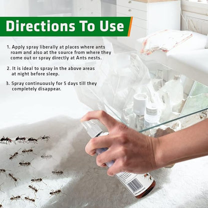 Herbal Ant Repellent Spray - 100ml, Brown, Pack of 2