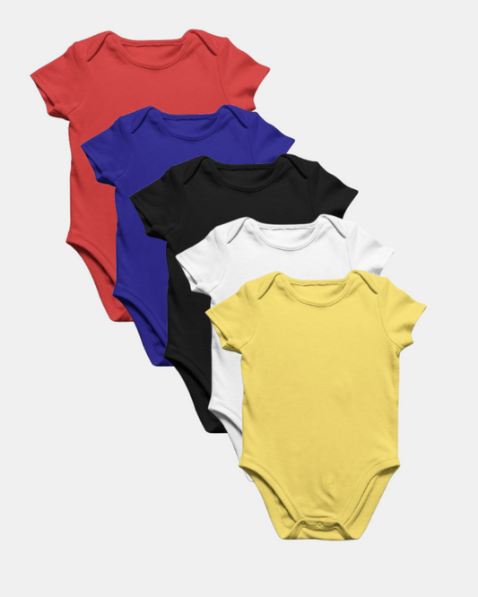Unisex Baby Romer Bodysuit (Pack of 5)