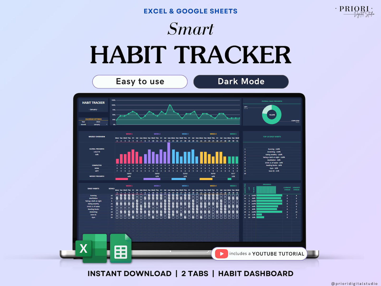 All-in-One Habit Tracker 2026
